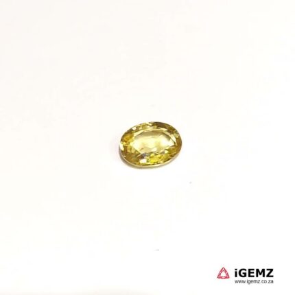 1.46 ct Yellow Zircon - iGemz20153