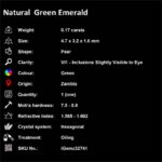 0.17 ct Green Emerald - iGemz32741 gemstone for sale at igemz.co.za